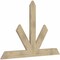 Ekena Millwork Saratoga Rough Sawn Timber Gable Bracket, Douglas Fir, 72"W x 48"H x 2"D x 6"F, 16/12 Pitch GBW072X48X0206SAR00RDF - alternate 5